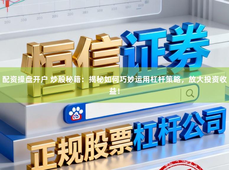 配资操盘开户 炒股秘籍:揭秘如何巧妙运用杠杆策略,放大投资收益!