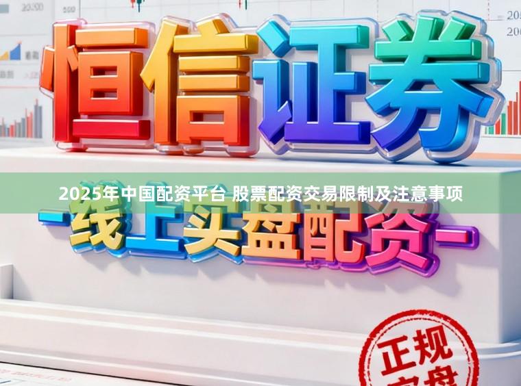2025年中国配资平台 股票配资交易限制及注意事项