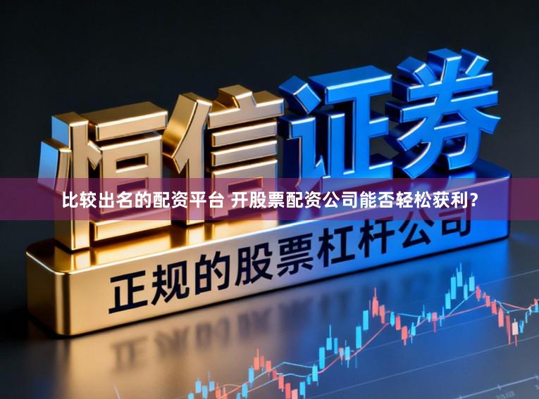 比较出名的配资平台 开股票配资公司能否轻松获利？