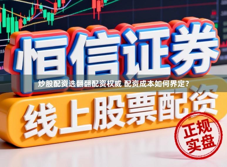 炒股配资选翻翻配资权威 配资成本如何界定？