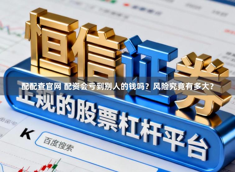 配配查官网 配资会亏到别人的钱吗？风险究竟有多大？