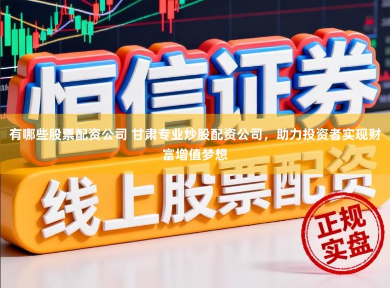 有哪些股票配资公司 甘肃专业炒股配资公司，助力投资者实现财富增值梦想
